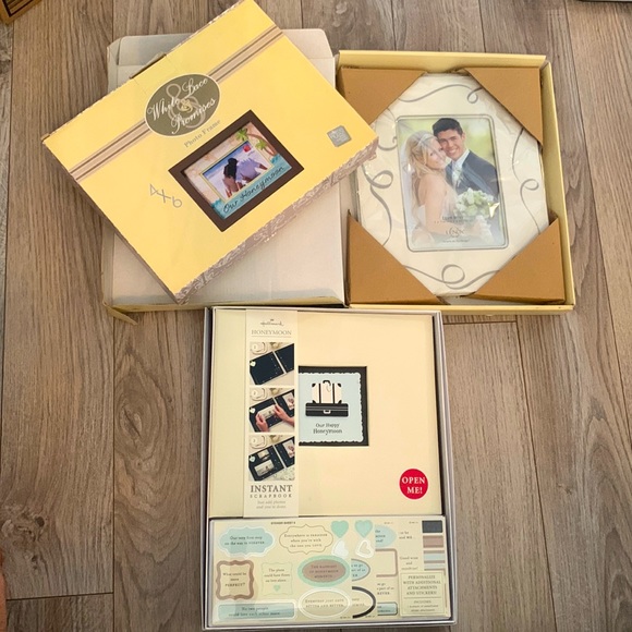 Wedding, Honeymoon, Memories, Photo Frame, Scrapbook, True Love - Picture 1 of 13